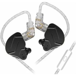 FONE KZ ZSN PRO X S/MIC RETORNO PRETO