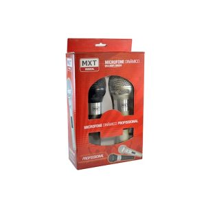 MICROFONE MXT M201 PRATA E PRETO C/CHAVE