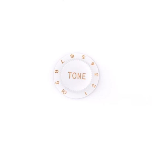 KNOB DOLPHIN GUITARRA STRATO BRANCO PLÁSTICO TONE UNIDADE