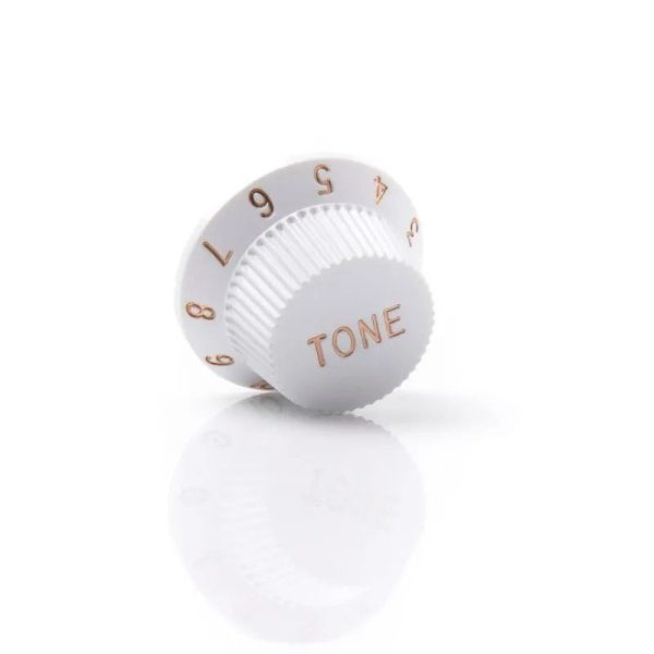 KNOB DOLPHIN GUITARRA STRATO BRANCO PLÁSTICO TONE UNIDADE