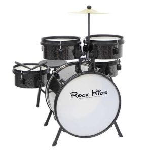 BATERIA RMV ROCK KIDS INFANTIL PRETA