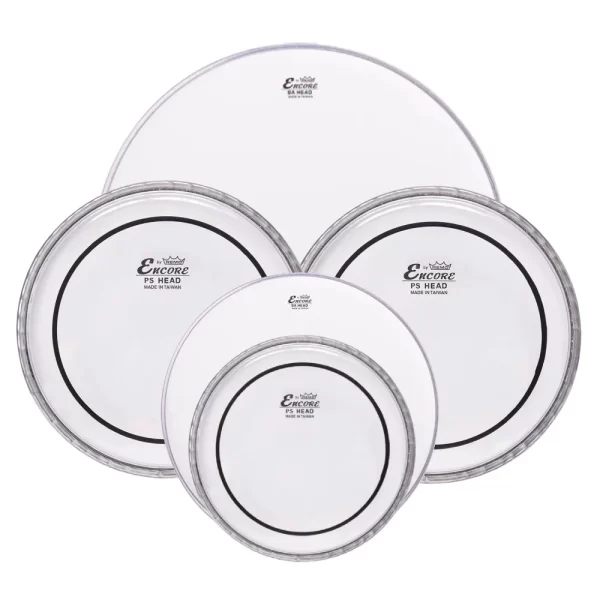 SET DE PELES ENCORE REMO 10-12-14-14-22 PINSTRIPE TRANSP EN-PS30-PP