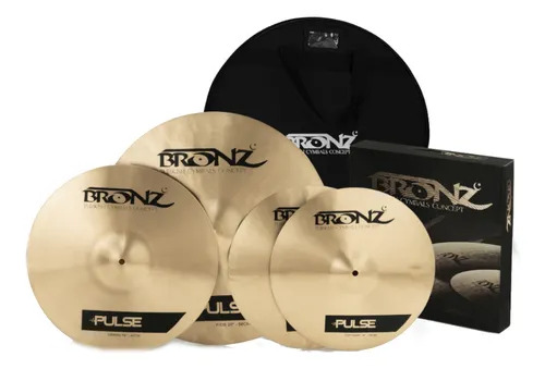 KIT PRATOS BRONZ BY ODERY LIGA B20 LINHA PULSE C/BAG 14HH - 16CR - 20RD