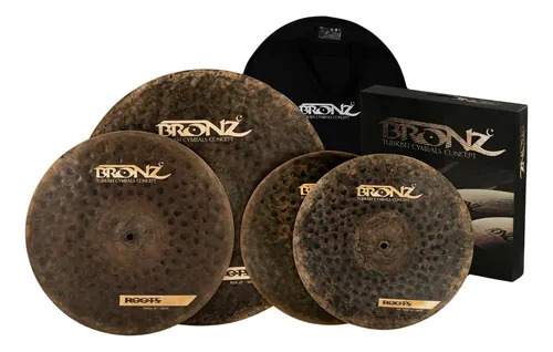 KIT PRATOS BRONZ BY ODERY LIGA B20 LINHA ROOTS C/BAG 14HH - 16CR - 20RD