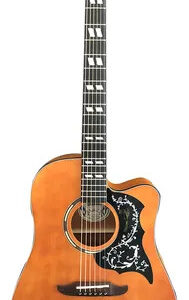 VIOLÃO WALDMAN ELÉTRICO ACÚSTICO AÇO FOLK CUTWAY TDCEX641 SB COM BAG