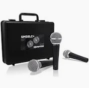 KIT MICROFONE SOUNDVOICE COM 3 MIC SM58S+