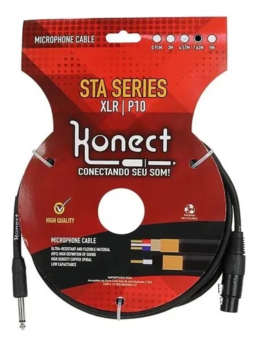 CABO KONECT STAXP P10 X XLR 7,62M