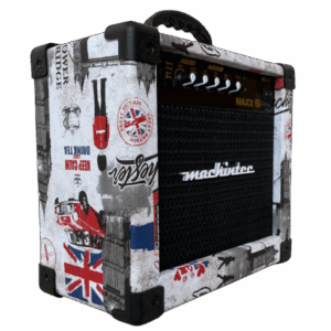 CAIXA MACKINTEC AMPLIFICADA PARA GUITARRA 15W RMS 6 POLEGADAS INGLATERRA