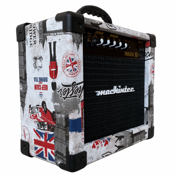 CAIXA MACKINTEC AMPLIFICADA PARA GUITARRA 15W RMS 6 POLEGADAS INGLATERRA