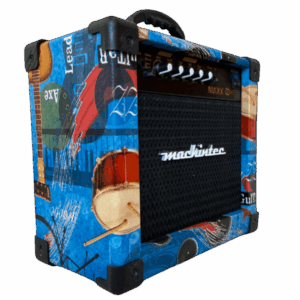 CAIXA MACKINTEC AMPLIFICADA PARA GUITARRA 15W RMS 6 POLEGADAS MUSIC