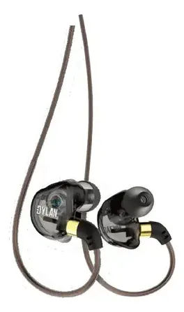FONE DE OUVIDO DYLAN COM 1 DRIVE FULL RANGE STEREO POR LADO COM CABO FIXO DE 115