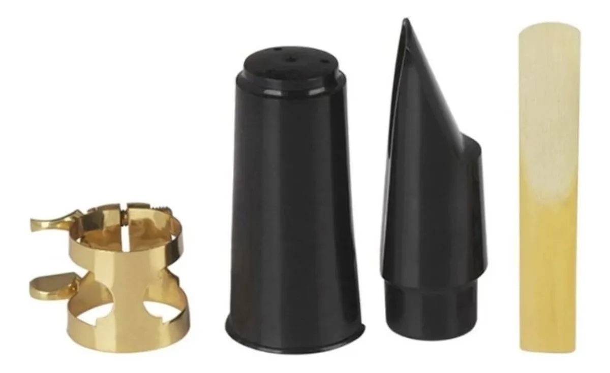 KIT ZELLMER BOQUILHA/ABRACADEIRA/TAMPA PARA SAX ALTO
