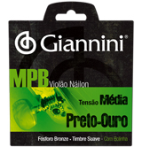 ENCORD GIANNINI VIOLAO NYLON PRETO/OURO C/B GENWBG