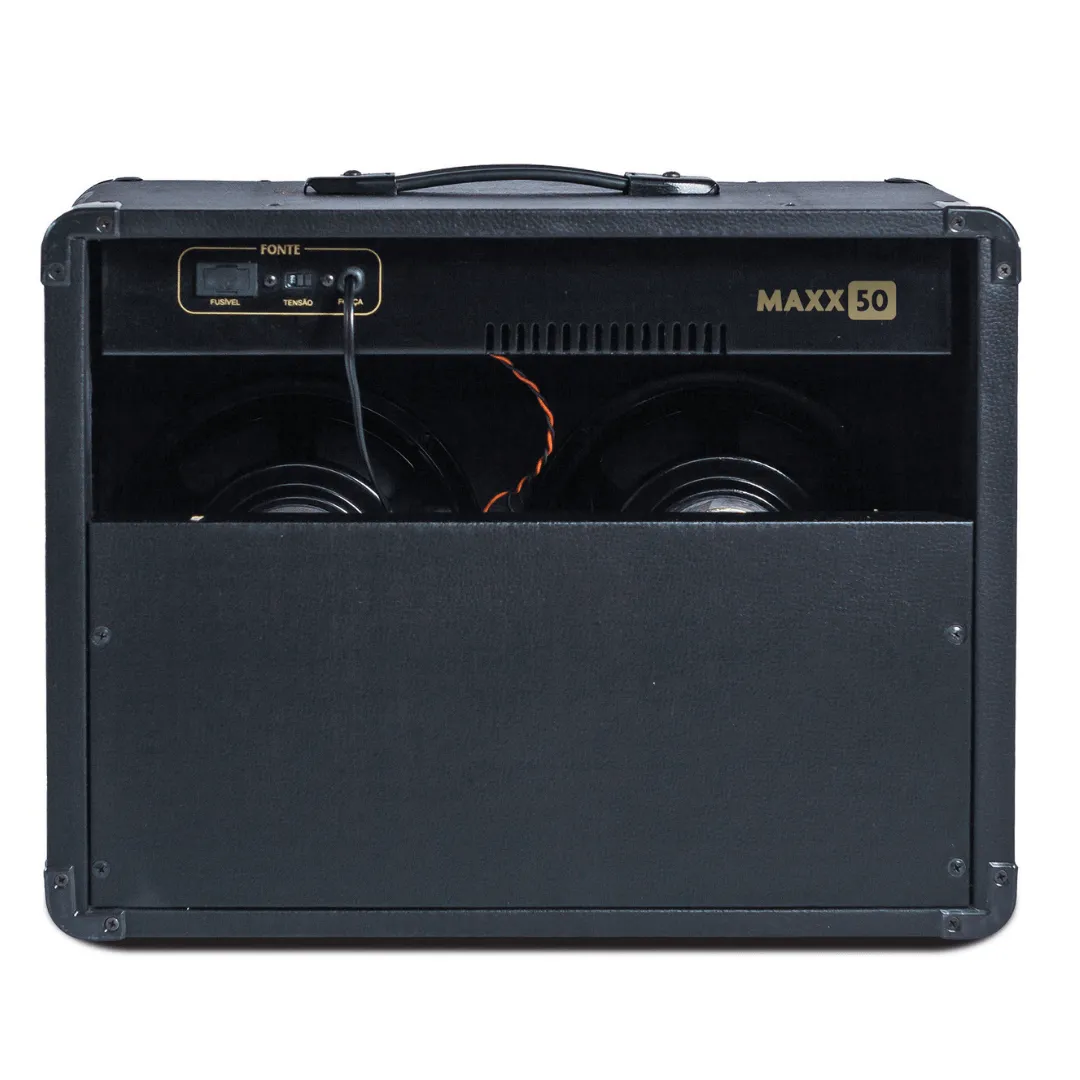 CAIXA MACKINTEC AMPLIFICADA GUITARRA MAXX 50 50W RMS PRETO