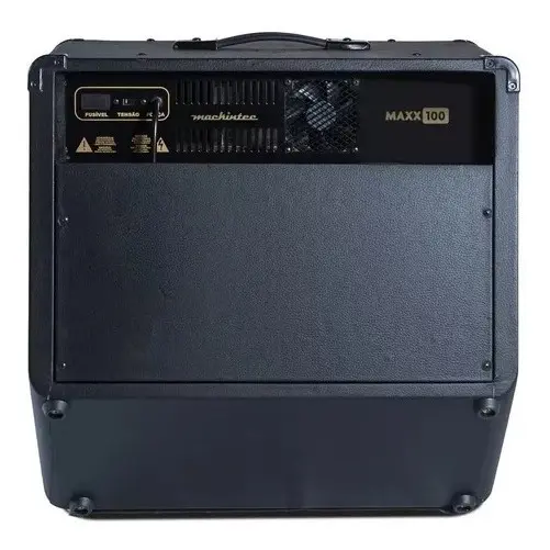 CAIXA MACKINTEC AMPLIFICADA PARA GUITARRA 100W RMS ALTO FALANTE DE 12 POLEGADAS PRETO MAXX100