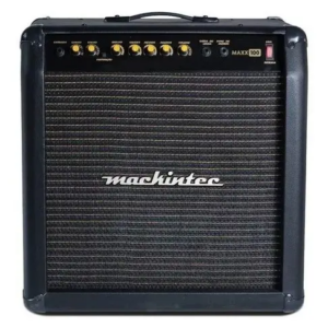CAIXA MACKINTEC AMPLIFICADA PARA GUITARRA 100W RMS ALTO FALANTE DE 12 POLEGADAS PRETO MAXX100