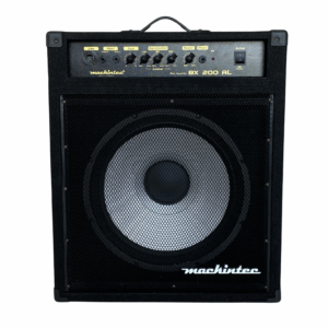 CAIXA MACKINTEC AMPLIFICADA PARA CONTRABAIXO BX200 200W RMS PRETO
