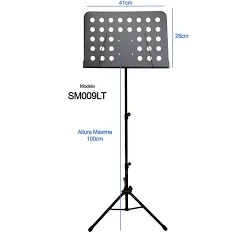 ESTANTE DE PARTITURA SMART SM009 LT MENOR