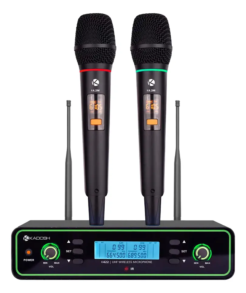 MICROFONE KADOSH S/FIO K422M DUPLO
