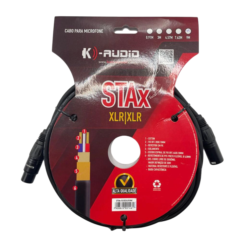 CABO KONECT STAX XLR X XLR 4,57M