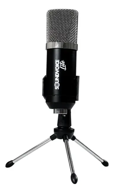 MICROFONE SOUNDVOICE CONDENSADOR SOUNDCASTING 800