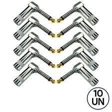 PLUG SOUNDVOICE P10 90° GRAUS MONO TUBO METALICO
