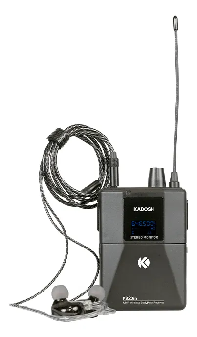 SISTEMA KADOSH DUPLO DE MONITORAMENTO MONO IN EAR K820 IN