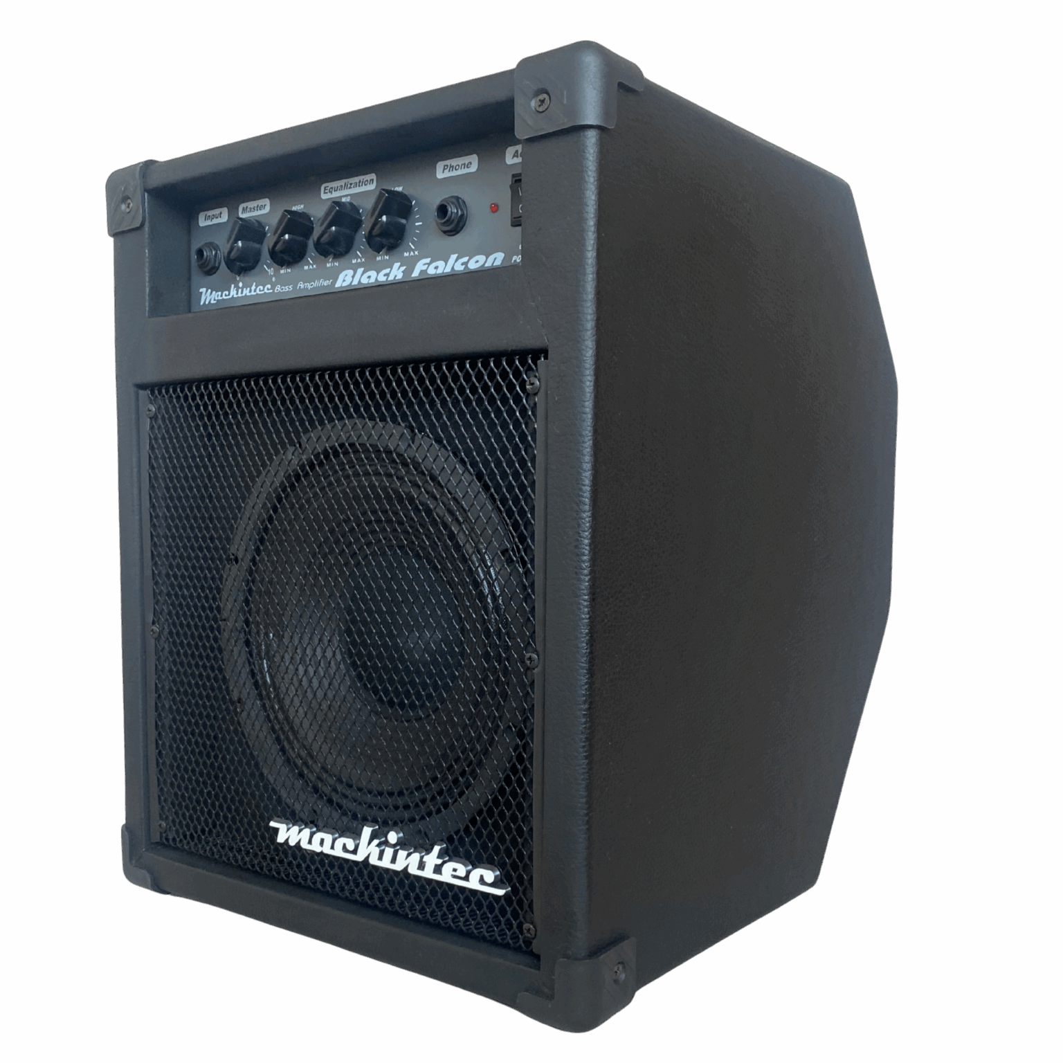 CAIXA MACKINTEC AMPLIFICADA CONTRABAIXO BLACK FALCON 30W RMS