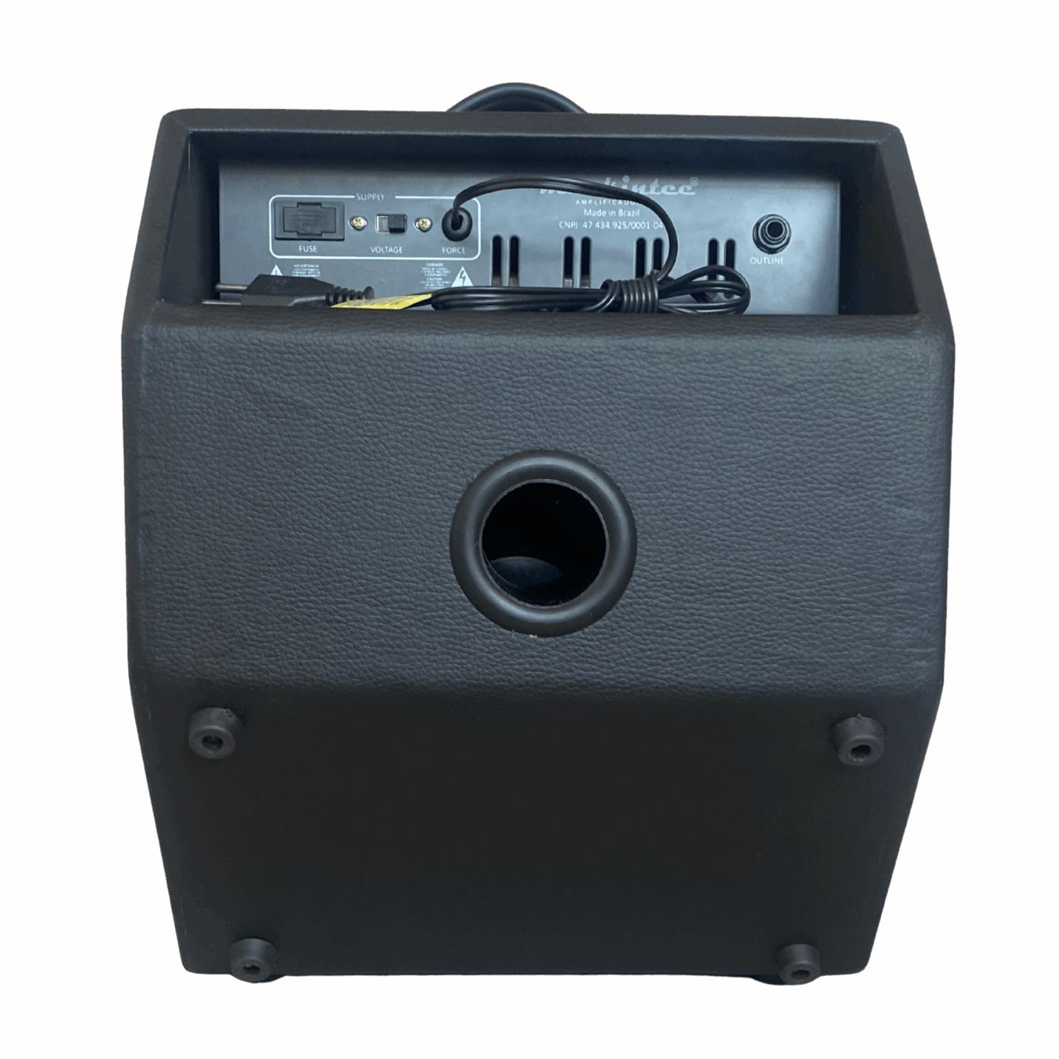 CAIXA MACKINTEC AMPLIFICADA CONTRABAIXO BLACK FALCON 30W RMS