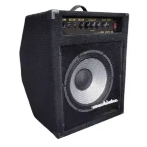 CAIXA MACKINTEC AMPLIFICADA PARA CONTRABAIXO BX100 100W RMS PRETO