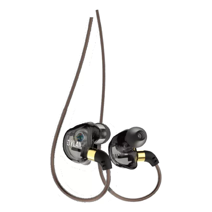 FONE DE OUVIDO DYLAN COM 1 DRIVE FULL RANGE STEREO POR LADO COM CABO FIXO DE 115