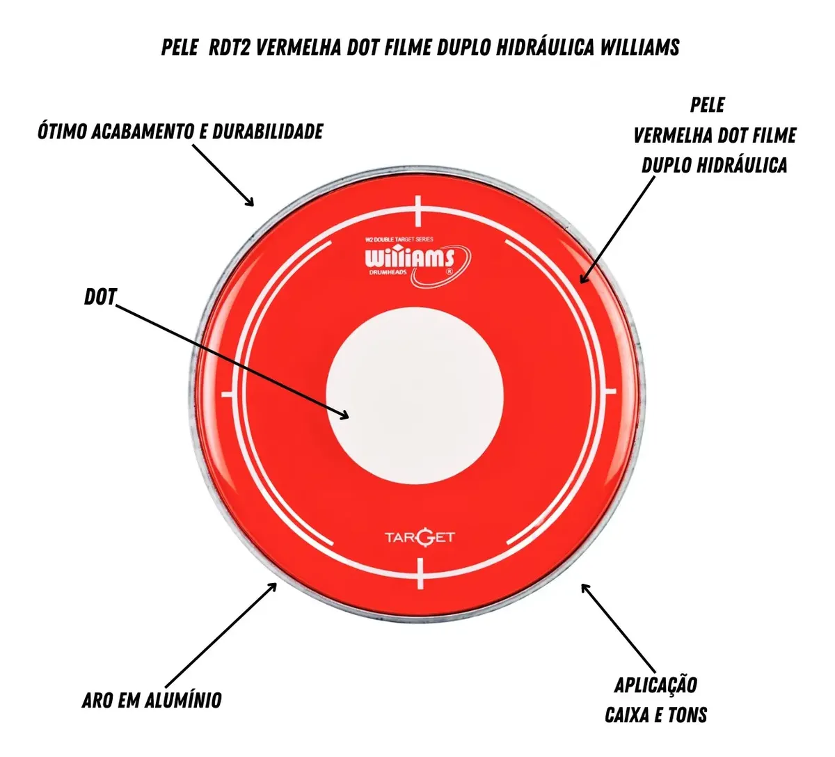 PELE WILLIAMS 12 TARGET RED FILME DUPLO COM DOT RDT2