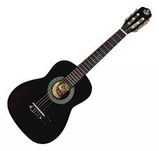 VIOLÃO MYTH ACÚSTICO NYLON 34 BK MT34N PRETO BK
