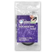 FITA ISOLANTE STARLUX PRETA 19MM X 5M