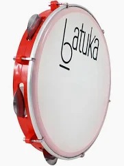 PANDEIRO BATUKA 10P LEITOSA VERMELHO