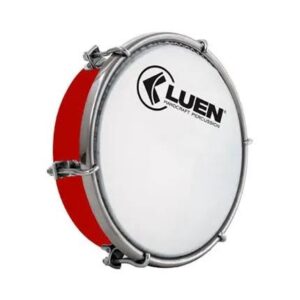 TAMBORIM LUEN 6 ABS VERMELHO PELE LEITOSA